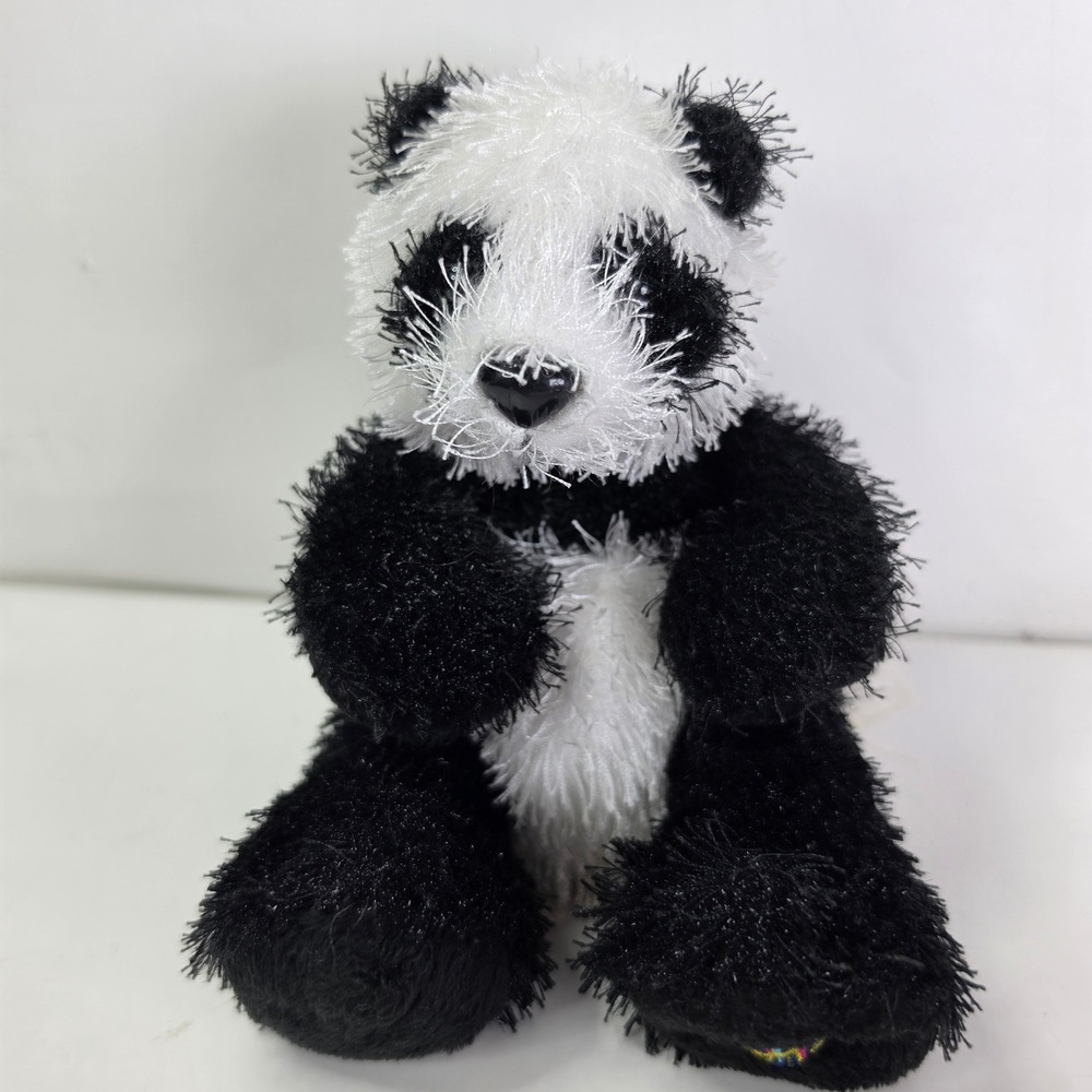 Webkinz Panda Bear Plush Stuffed Animal Toy Ganz Black White No Code HS111